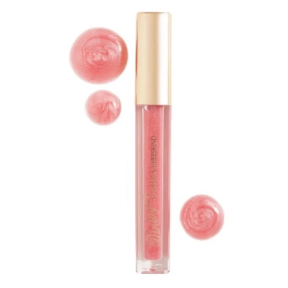 5 for 25⚡️Vintage Sparkling Lip Gloss by Jessica Liebeskind in Pink Sequin